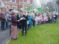 Alice Brooks and Councillor C. Dean