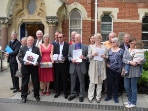 Combined group from Save our Village, Newport and We Are Residents